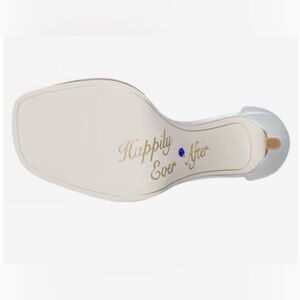 NWOT Jessica Simpson Bridal Ostey Ankle Strap Heel Happily Ever After Blue stone